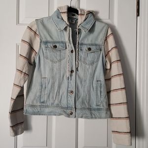 Billabong Jean Hooded Jacket Size Medium